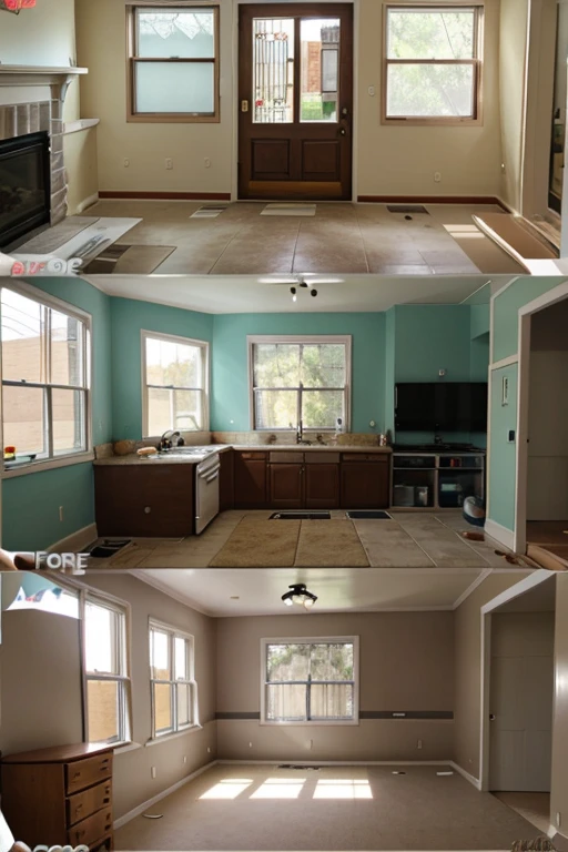 Before and After Home Improvement Transformations